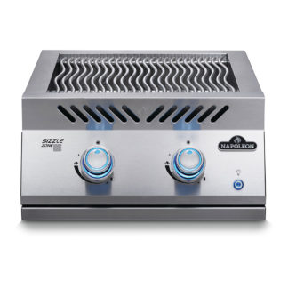 Napoleon Built-in 700 Series 18" Dual Infrared Burner with Stainless Steel Cover