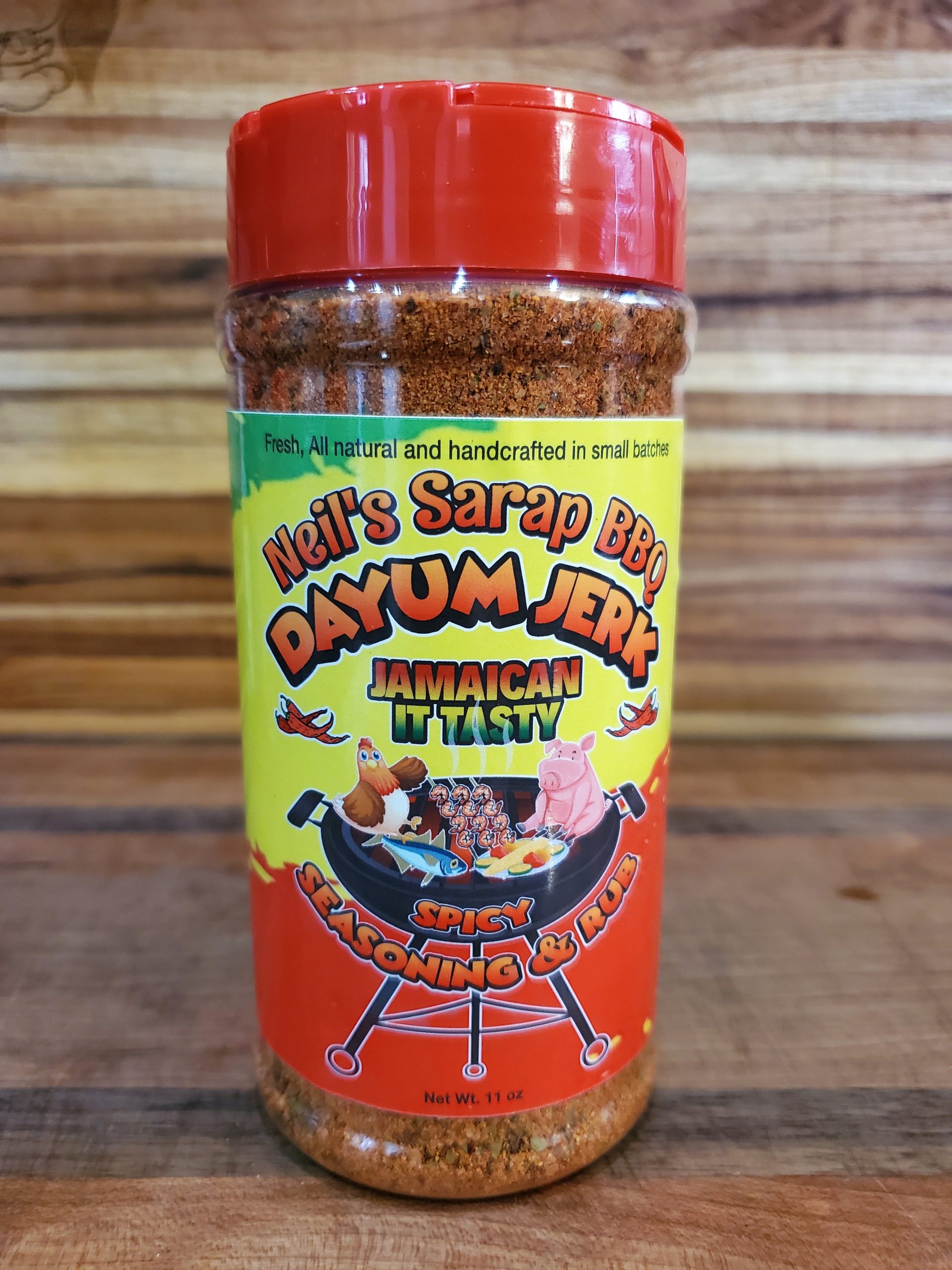 Neil's Sarap BBQ - Dayum Jerk Jamaican It Tasty Seasoning & Rub