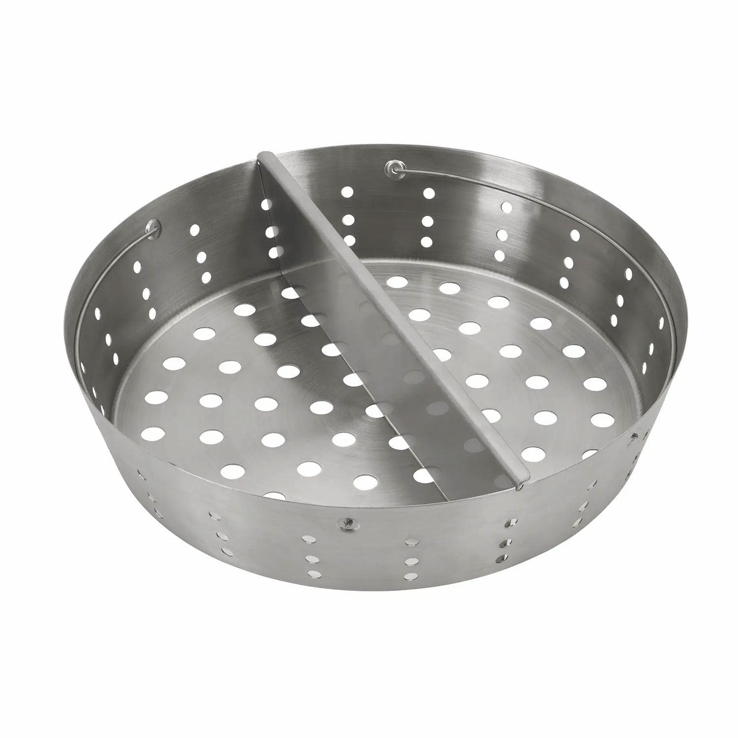 Big Green Egg - Stainless Steel Fire Bowl With Divider for XLarge EGG